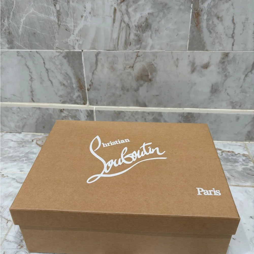 Christian Louboutin Iriza 100 Nude Patent Pointed-Toe Stiletto Pumps